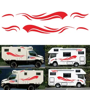 

Decor Stickers Multicolor Car Wrap Roll Sticker Convenient Decoration Red Grey