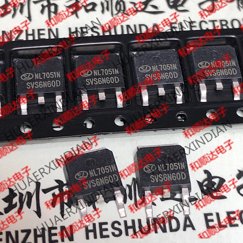 20 шт./лот новые оригинальные SVS6N60D TO-252