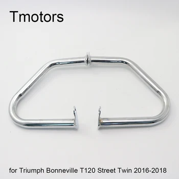 

Motorcycle Bumper Engine Guard Crash Bars For Triumph Bonneville T100 T120 Street Twin 2016 2017 2018 1 Pair Motorcycle Black