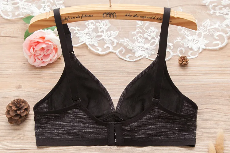 Underwear Women's Ring-free Thin Close Triangle Cup Bra