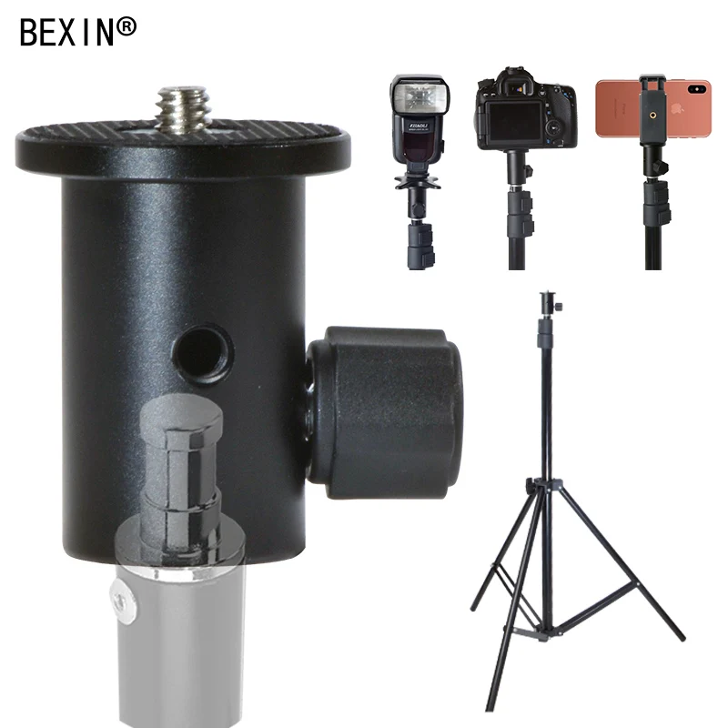 

DSLR Camera Light Stand Conversion Head Flash Bracket Adapter Mount 1/4 For Umbrella Holder Photography Equipment Accessories