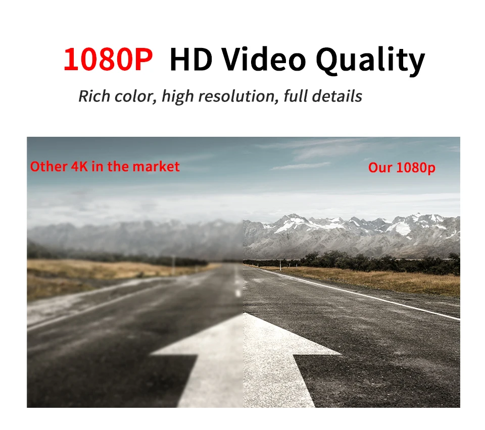 Side angle of Z86 dash camera