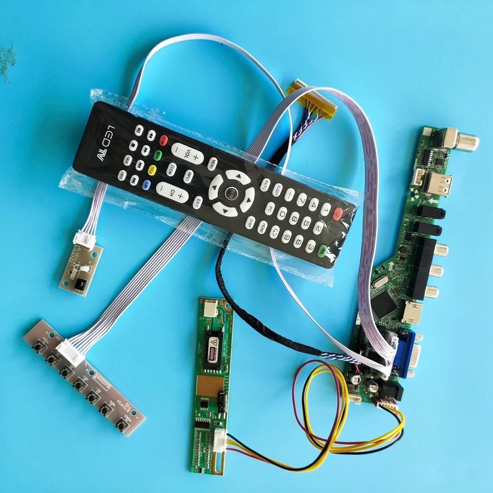 Для B154EW04 V.4 30pin AV 1 лампа 15 4 "Разрешение плата контроллера телевизора USB цифровой