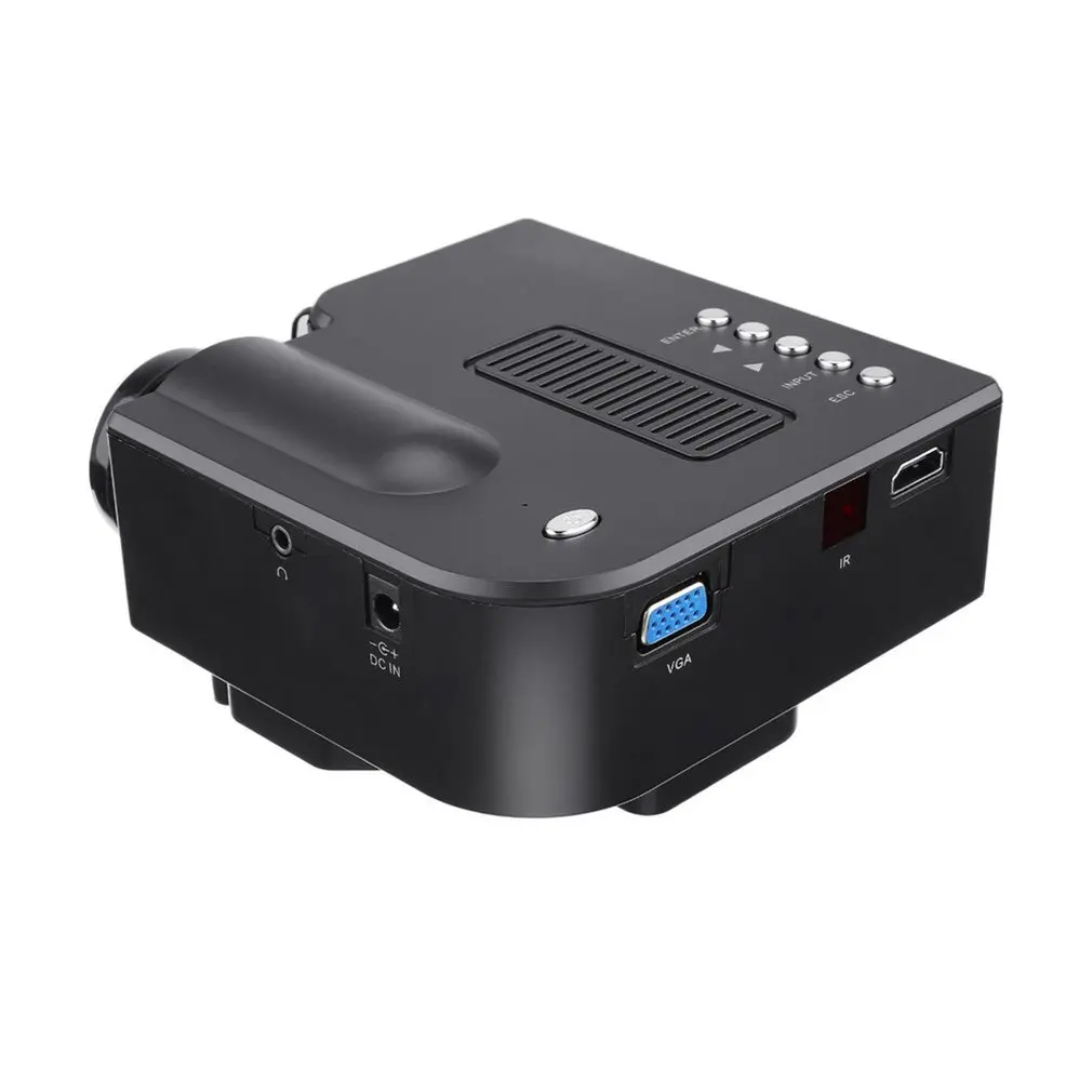 

Low Power Mini VGA/USB/SD/AV/HDMI Portable Mini Digital LED Entertainment LCD Projector For Home Cinema Theater Drop Shipping