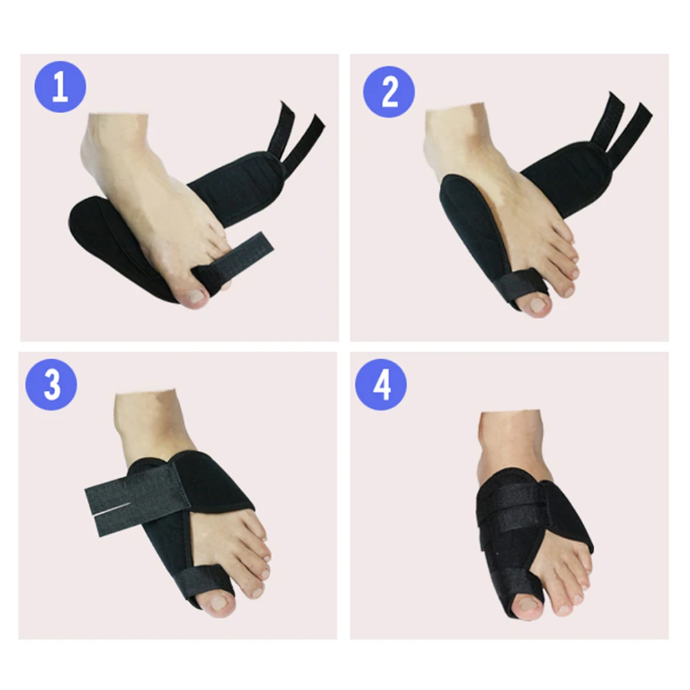 Bunion Splint Corrector Pain Relief Big Toe Separator Hallux Valgus Straightener