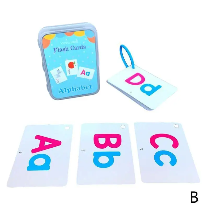 Flash Cards for Children Memory Training Early Learning English Flash Card Fruit Alphabet Shape Pattern Learning Educational Toy plush toys for babies Baby & Toddler Toys