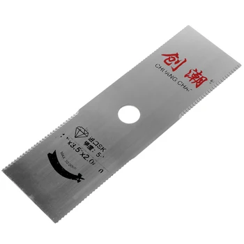 

1pc 306mm 2T White Steel Brush Cutter Straight Blade Trimmer Parts Lawn Mower Replacement Tools