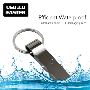 

USB 3.0 Flash Memoria Usb Stick Pen Drive 100% ORIGINAL 16GB 32GB 64GB 128GB USB FLASH DRIVE metal KEY RING Pendrive usb3.0 disk