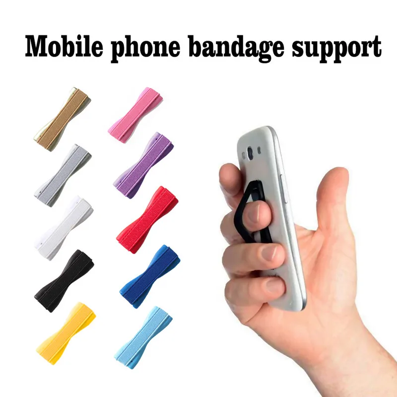 Нескользящий эластичный ремешок Универсальный держатель для телефона Подставка для Apple iPhone samsung Finger Grip для мобильных телефонов планшетов