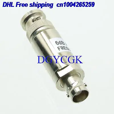 

DHL 10pcs Attenuator BNC 2W 6dBi male plug to female jack DC-3.0GHZ 50ohm RF CoaxM/F Attenuator 22ra