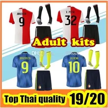 Новое прибытие дома Feyenoord взрослые рубашки 19 20 Feyenoord Футбол Джерси Высокое качество Новинка JORGENSEN VILHENA V. PERSIE S-2XXL