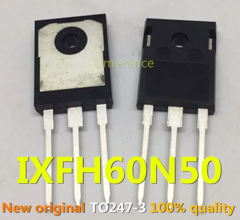 100% nuevo 50 unids/lote Оригинальный Диод IXFH60N50P3 60A/500V TO-247 IXFH60N50 60N50P3 60N50 MOSFET транзистор |
