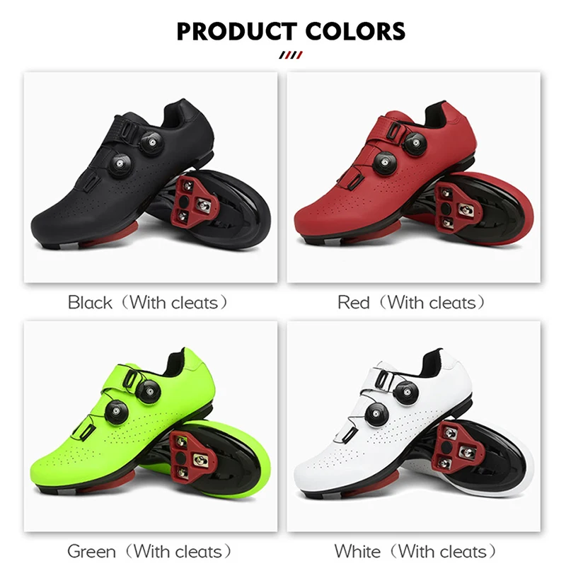 Cycling Sneaker Mtb Men Self-Locking Cleats Road Bike Shoes Racing Speed Sneakers Women SPD Mountain Flat Pedal Bicycle Shoes