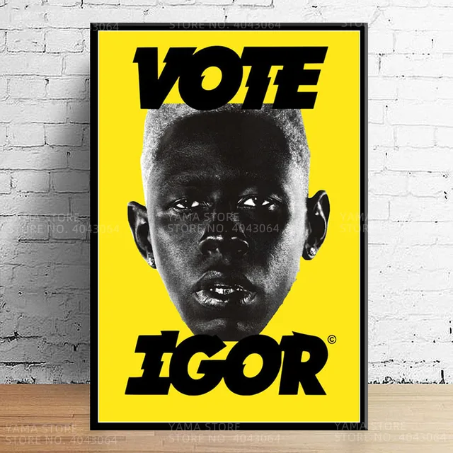 Vote Igor Poster, Tyler the Creator IGOR Illustrated Poster sold by ChaZhan  | SKU 38622866 | Printerval