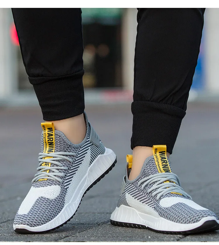

Fashion MEN'S SHOES Athletic Shoes Autumn Korean-style Breathable Running Shoes Youth Students Running Shoes Mesh Shoes
