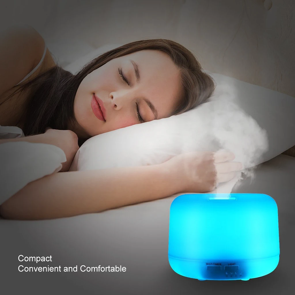 Electric Aroma Essential Oil Air Diffuser Ultrasonic Air Aromatherapy Humidifier 7 Color LED Lights Home Relax AU Plug
