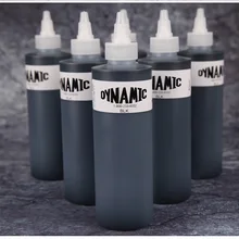 Высокое качество Динамический 1 бутылка 249 мл черные чернила татуировки для подкладки и затенения новейший Племенной ЛАЙНЕР Shader пигмент татуировки Поставки