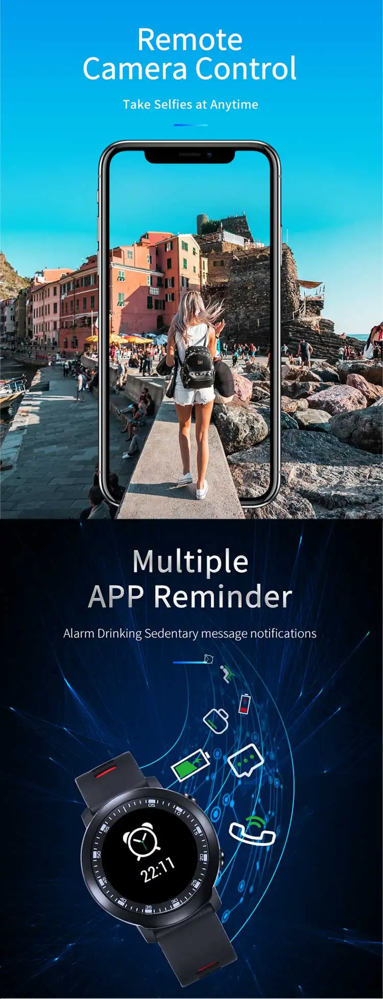 Smart-watch-with-pedometer