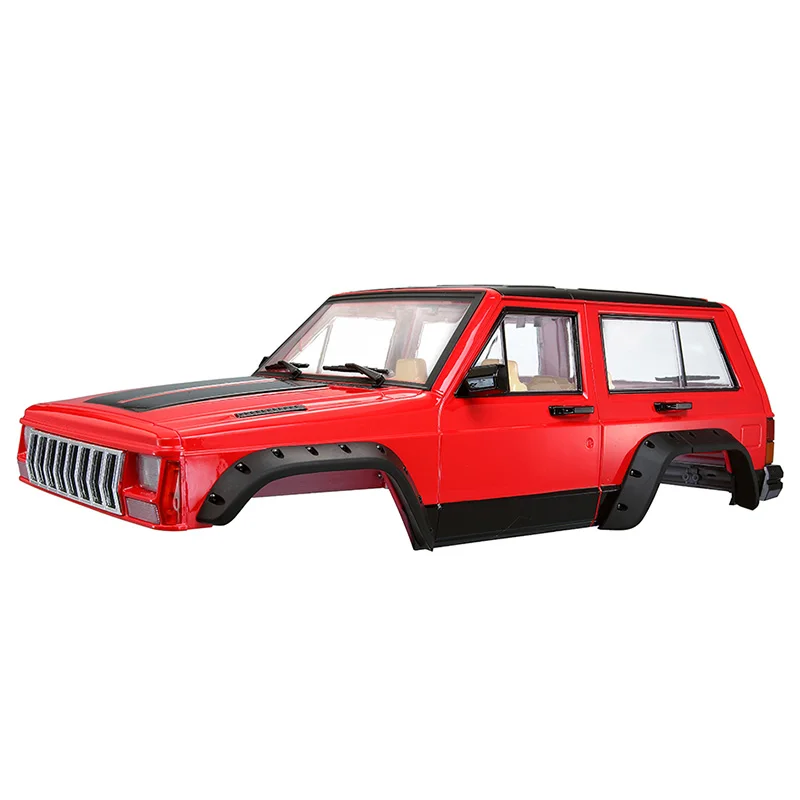 Окрашенный жесткий пластик 313 мм Колесная база корпус автомобиля для 1/10 RC Гусеничный осевой SCX10 и SCX10 II 90046 90047