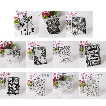 

Fondant Cake Decor Mould Wedding Food Grade Plastic Photo Album Scrapbooking Paper Craft Template Embossing Folder Card Making