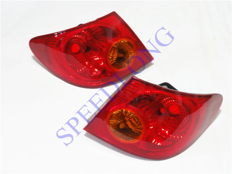 

2 Pcs/Pair Car Styling Outer Tail Lights Rear Lamps Left Right Side for Toyota Corolla 2005-2006