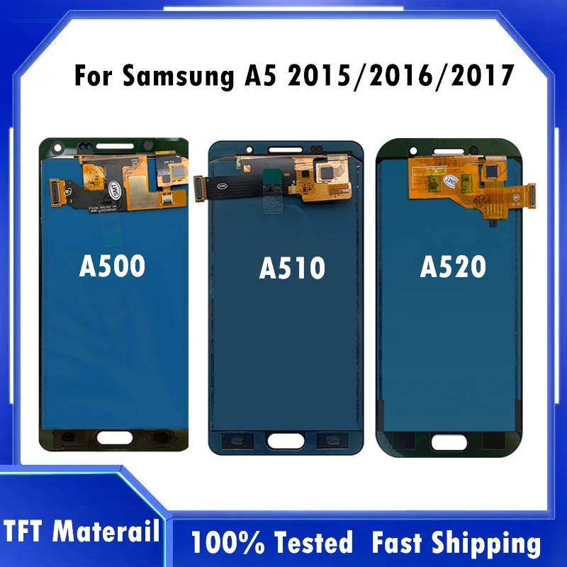 ЖК-дисплей с сенсорным экраном и дигитайзером в сборе для Samsung Galaxy A520 A520F SM-A520F A5 2017