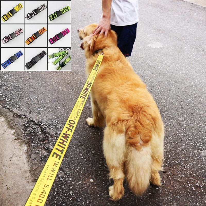 

Fashion Nylon Pet Dog Collar Perro Peque O Letter Waist Leash For Dogs Harness Vest Gold Chain Dog Collars For Cats Puppy Pets