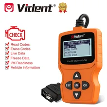 Vident ieasy200 obdii/eobd + pode leitor de código do motor obd2 scanner multilingue atualização gratuita pk elm327