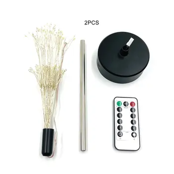 

LED Flower Light 120 Lights Decorative Lights Holiday Lights Warm White/Color Light Silver/Copper 2 PCS