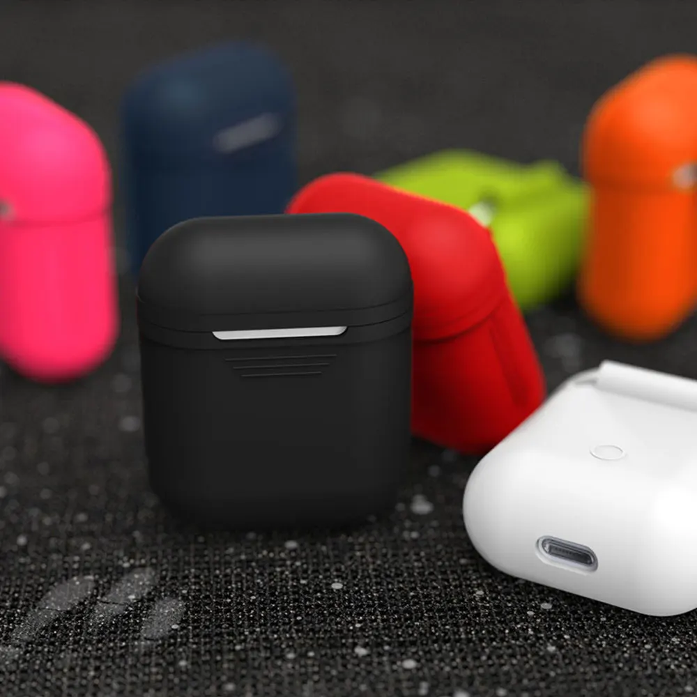 Мягкий силиконовый чехол, наушники для Apple Airpods, Bluetooth, беспроводные наушники, коробка для телефона Air Pods, вкладыши наушников, сумка
