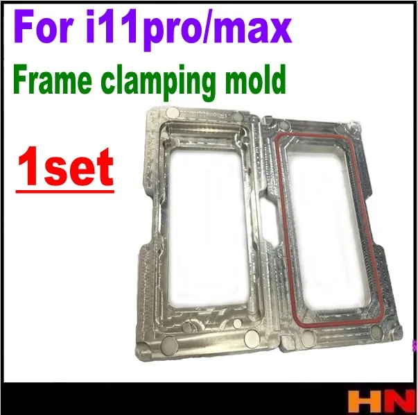 1set Frame glass holding mould for iphone 11 pro max promax touch screen lcd repair bezel clamp clamping mold