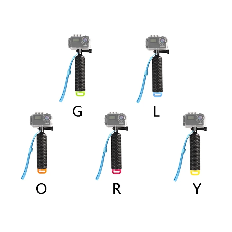 Аксессуары для Gopro, ручная палка для селфи, поплавок, держатель для камеры, монопод с регулируемым ремешком на запястье для Gopro, для водных видов спорта