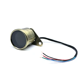 Армейский зеленый Мотоцикл Cafe Racer светодиодный цифровой спидометр тахометр 12v Универсальный ЖК-дисплей инструмент уровня масла одометр датчик 4 цвета - Цвет: Армейский зеленый