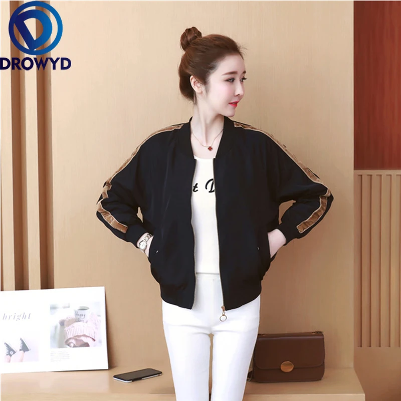 

Fashion Street Baseball Jacket for Women Autumn and Winter Casual Embroidery Pilot Jacket Hip Hop Pocket Zipper Cardigan Jacket