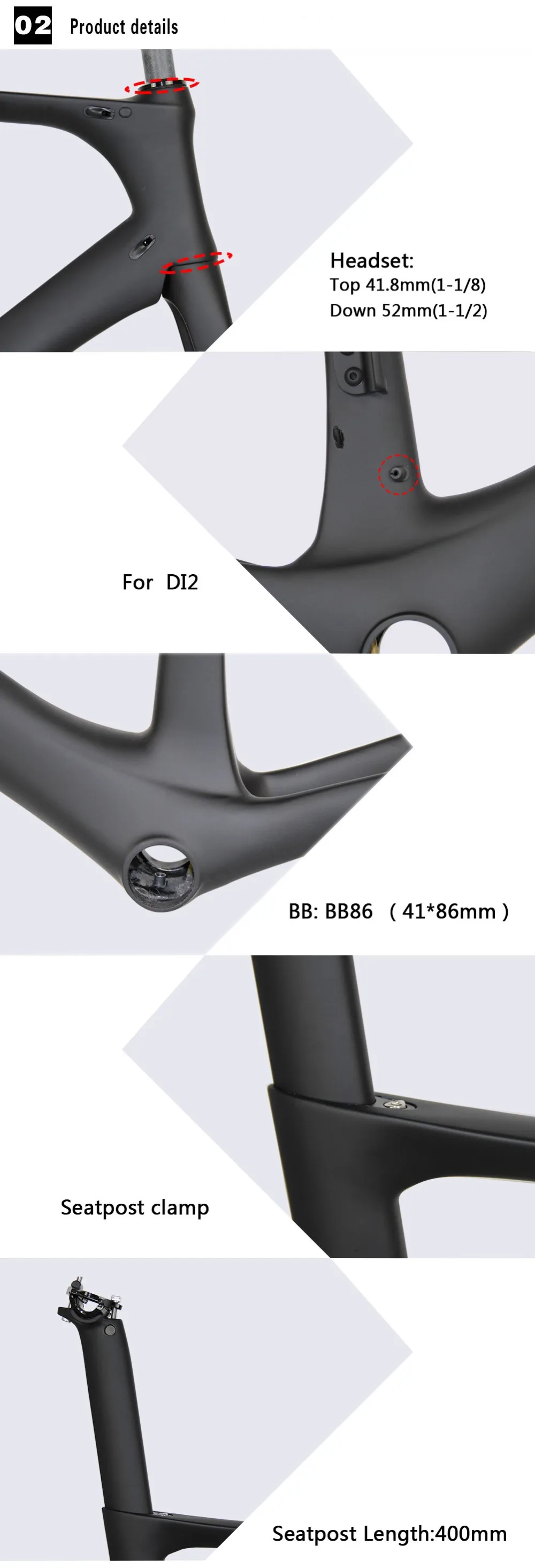 Top Spcycle 2019 New Aero Carbon Road Bike Frame 700C Carbon Road Bicycle Frames T1000 Carbon Racing Bicycle Frameset 50/53/56cm 7