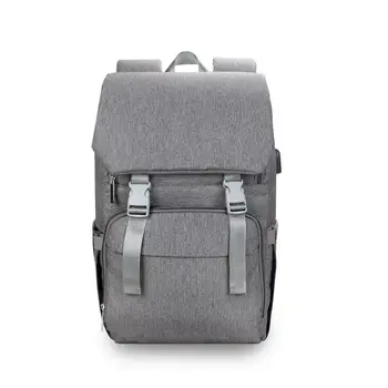 

Baby Diaper Backback Large Capacity Mummy Nappy Bag Multifunctional Daypack with USB Charging Port Changing Pad Stroller
