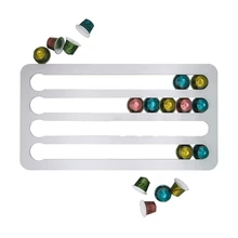 

NEW TY Nespresso Coffee Capsule Holder Stand Rotary Coffee Pod Tower Rack Rotatable Coffee Pod Storage Shelves Storage 24/40PCS