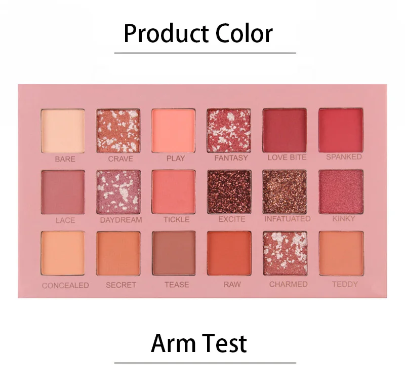 18 Color Waterproof Eye Shadow Lasting Matte Eye Brightening Glitter Palette Makeup Professional Set Shining Eyeshadow Cosmetics 18 Color Waterproof Eye Shadow Lasting Matte Eye Brightening Glitter Palette Makeup Professional Set Shining Eyeshadow Cosmetics
