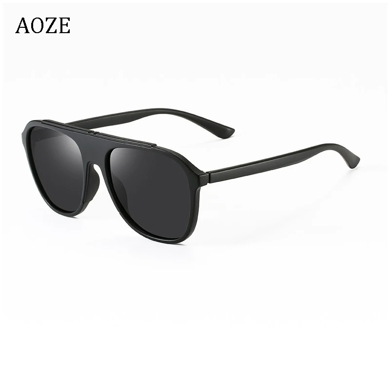2020New fashion TR90 pilot style поляризованные солнцезащитные очки для вождения с двойной