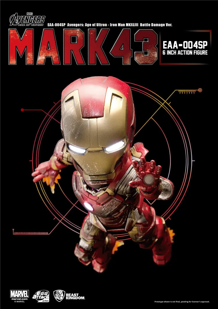 Зверь Королевство EAA-024 Ironman MK43 война повреждения версия для фанатов коллекция и подарок на праздник