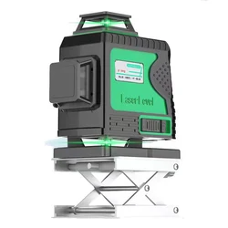16 line 3/4D laser level self-leveling OSRAM 360 horizontal and vertical cross super strong green laser level Indoors