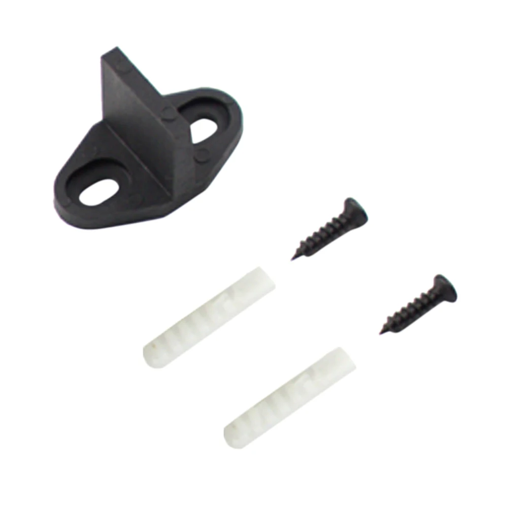 2PCS Hardware Bottom Clip Sliding Durable Barn T Shape Floor Guides Protective Easy Install Swinging Reduce Home Wood Door
