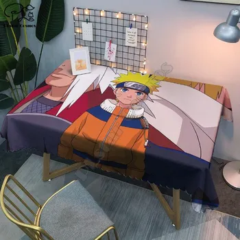 

Tablecloth Naruto 3D printed Square/Rectangular Dust-proof Table Cover For Party Home Decor TV Covers