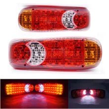 *#Best Price 1 Pair 12V Train and Truck Side Lights LED Rear Tail Lights Lamp 5 Function Tipper Van Teuck 46 LED Cars Parts Marker Lights *#Best Price 1 Pair 12V Train and Truck Side Lights LED Rear Tail Lights Lamp 5 Function Tipper Van Teuck 46 LED Cars Parts Marker Lights