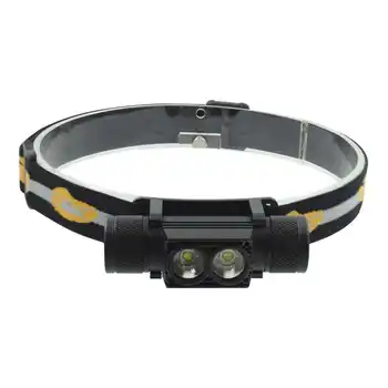 

Portable Dual LED XML L2 Headlamp USB Rechargeable Headlight Flashlight Removable 18650 Head Torch Bike Lamp for Running