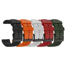 Силиконовый сменный ремешок для наручных часов Ремешок для Suunto 9 Baro титановый медный браслет совместим с Suunto Spartan Baro