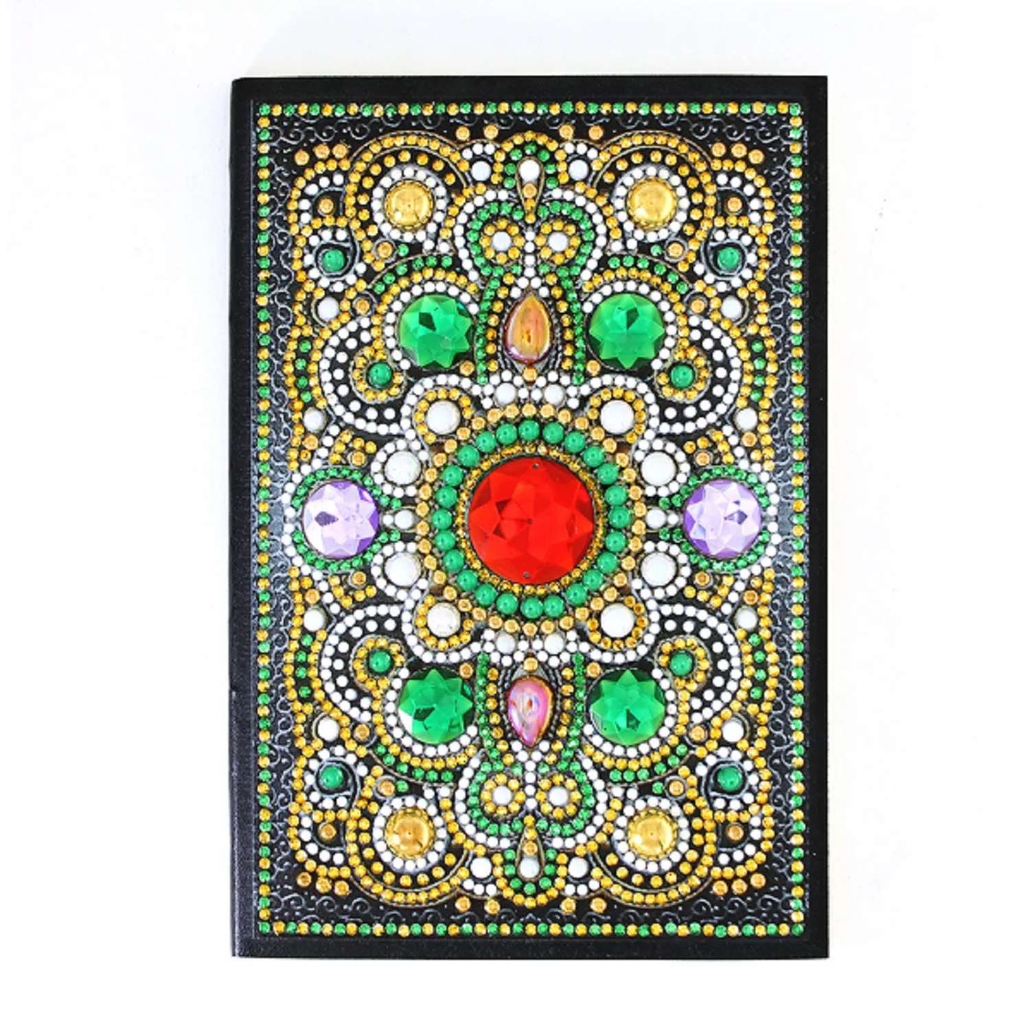 Dpsupr Diy Art Алмазный альбом для рисования дневник Полный Круглый Вышивка мозаикой из стразов A5 64 страницы сова с изображением павлиньей мандалы бабочки