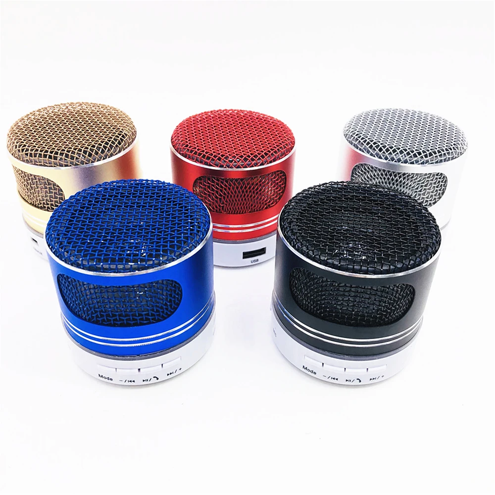 Мини Bluetooth динамик стерео звук Поддержка FM радио/TF карта красочный светильник портативный бас Bluetooth мини динамик