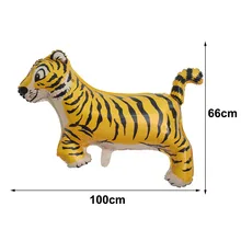 10-50 pcs Giant Balloon Bulk a lot Inflatable Tiger Helium Foil Balloons for Chinese New Year Supplies Decoration