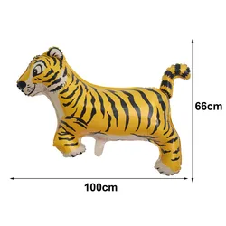 10-50 pcs Giant Balloon Bulk a lot Inflatable Tiger Helium Foil Balloons for Chinese New Year Supplies Decoration